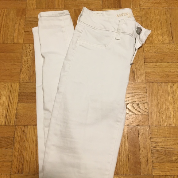 American Eagle white jeggings - Picture 1 of 1